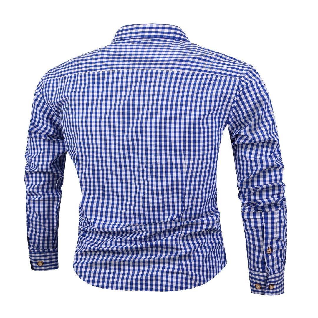 Bo - Men's Fashion Checkered Shirt – Stylish & Versatile