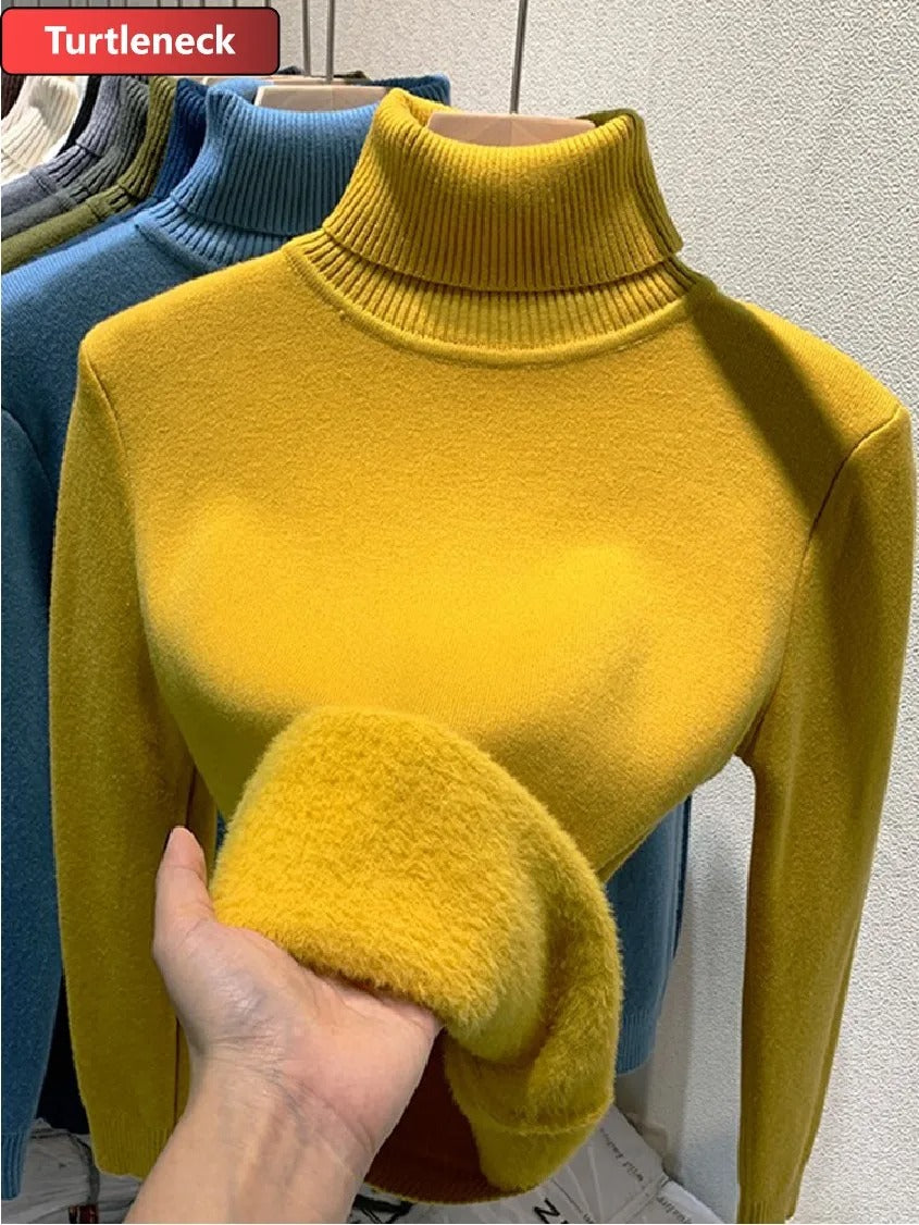 Julia | Fleece Turtleneck Sweater