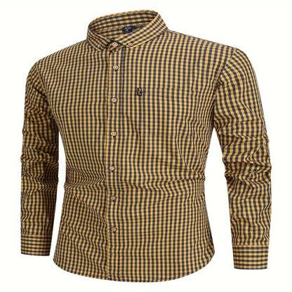 Bo - Men's Fashion Checkered Shirt – Stylish & Versatile