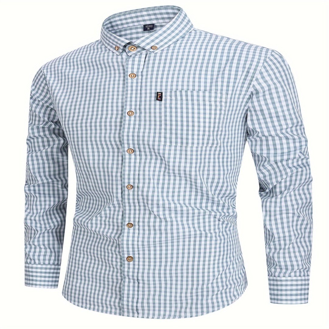 Bo - Men's Fashion Checkered Shirt – Stylish & Versatile