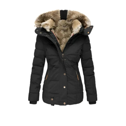 Jessamine - Warm Waterproof Winter Jacket with Lining and Hood